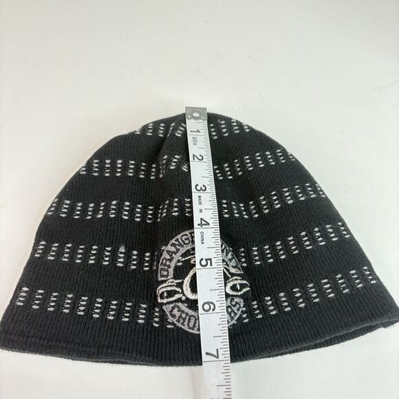 Vintage Orange County Choppers OCC Beanie Hat, Black, Motorcycle, Logo, OSFA, - Picture 8 of 8